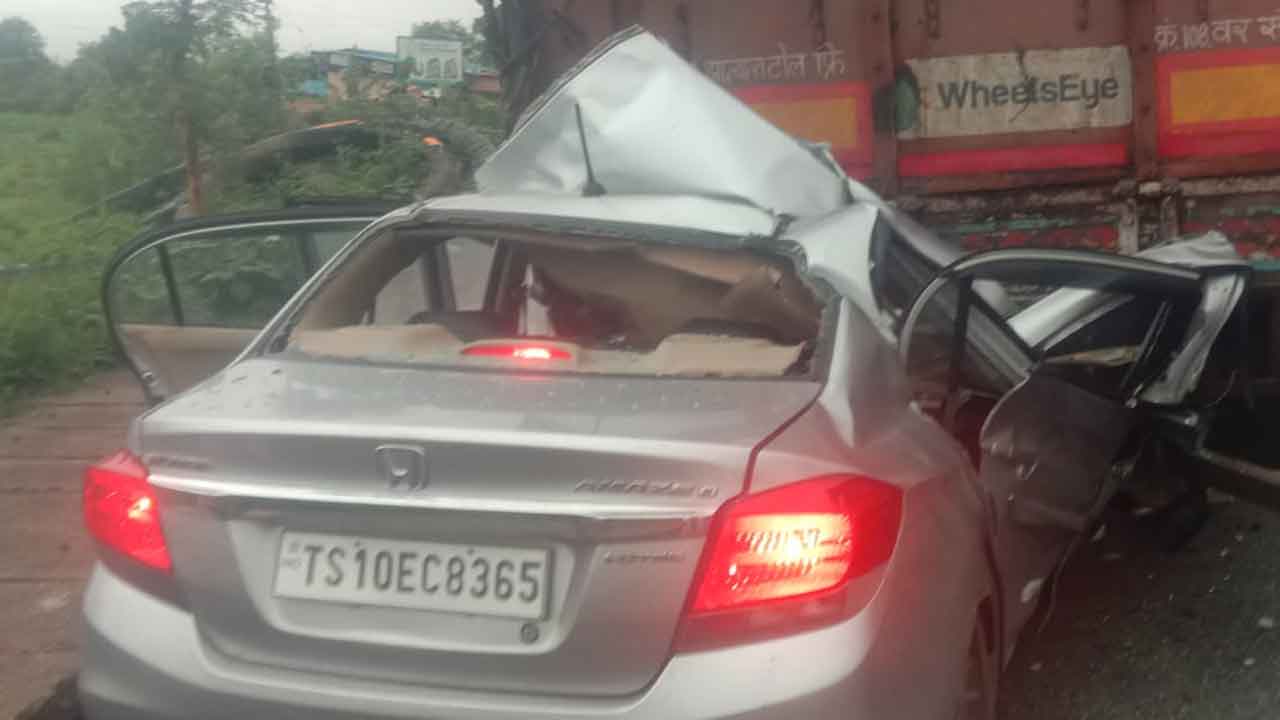 Kamareddy | లారీని ఢీకొన్న కారు.. ఒకరు మృతి, మరో ఆరుగురికి తీవ్ర గాయాలు