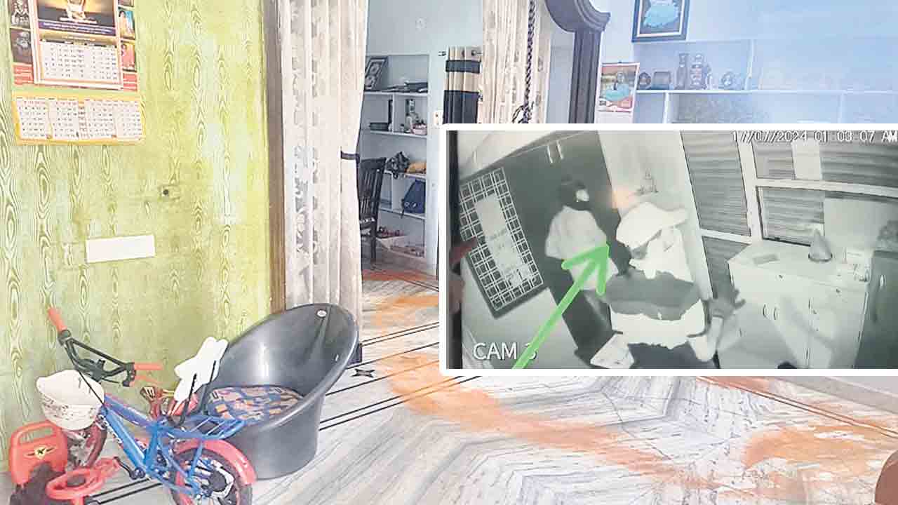 చోరీ చేసి.. కారంచల్లి..