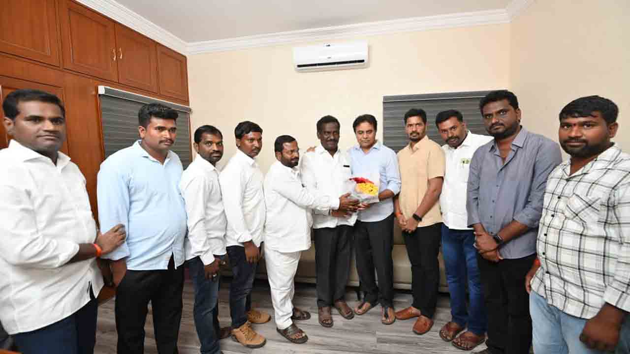 KTR | బీఆర్ఎస్ వ‌ర్కింగ్ ప్రెసిడెంట్ కేటీఆర్‌తో గ‌ద్వాల నాయ‌కులు భేటీ