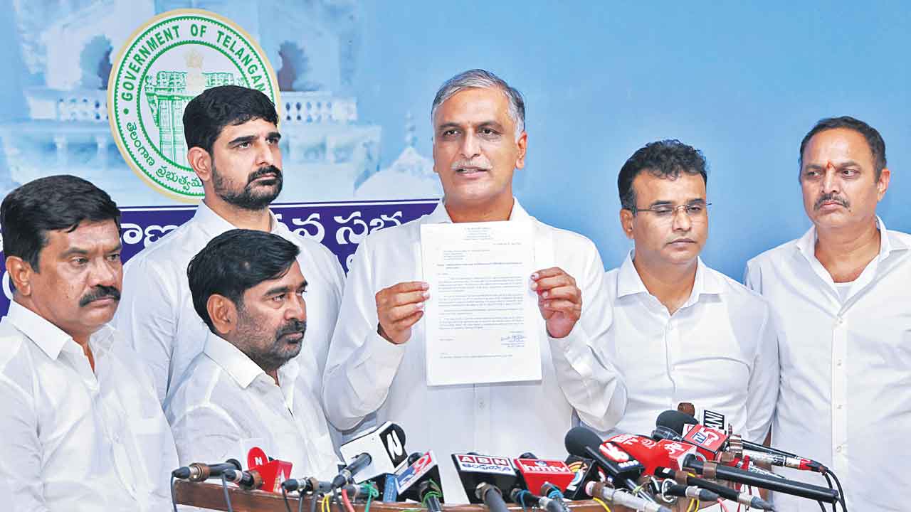 Harish Rao | ఉదయ్‌ స్కీంకు సాగు మీటర్లకు లింకెట్ల?.. రైతుల కోసం 30 వేల కోట్లు వదులుకున్నం: హరీశ్‌రావు