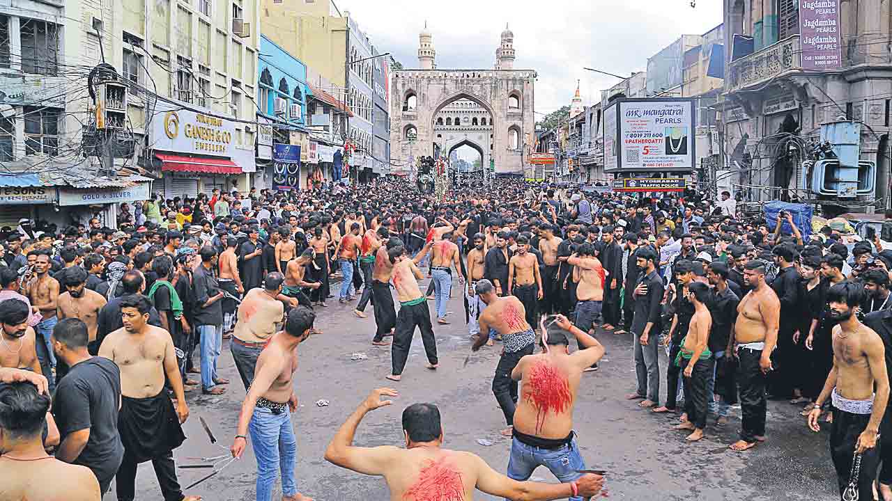 ప్రశాంతంగా మొహర్రం ర్యాలీ