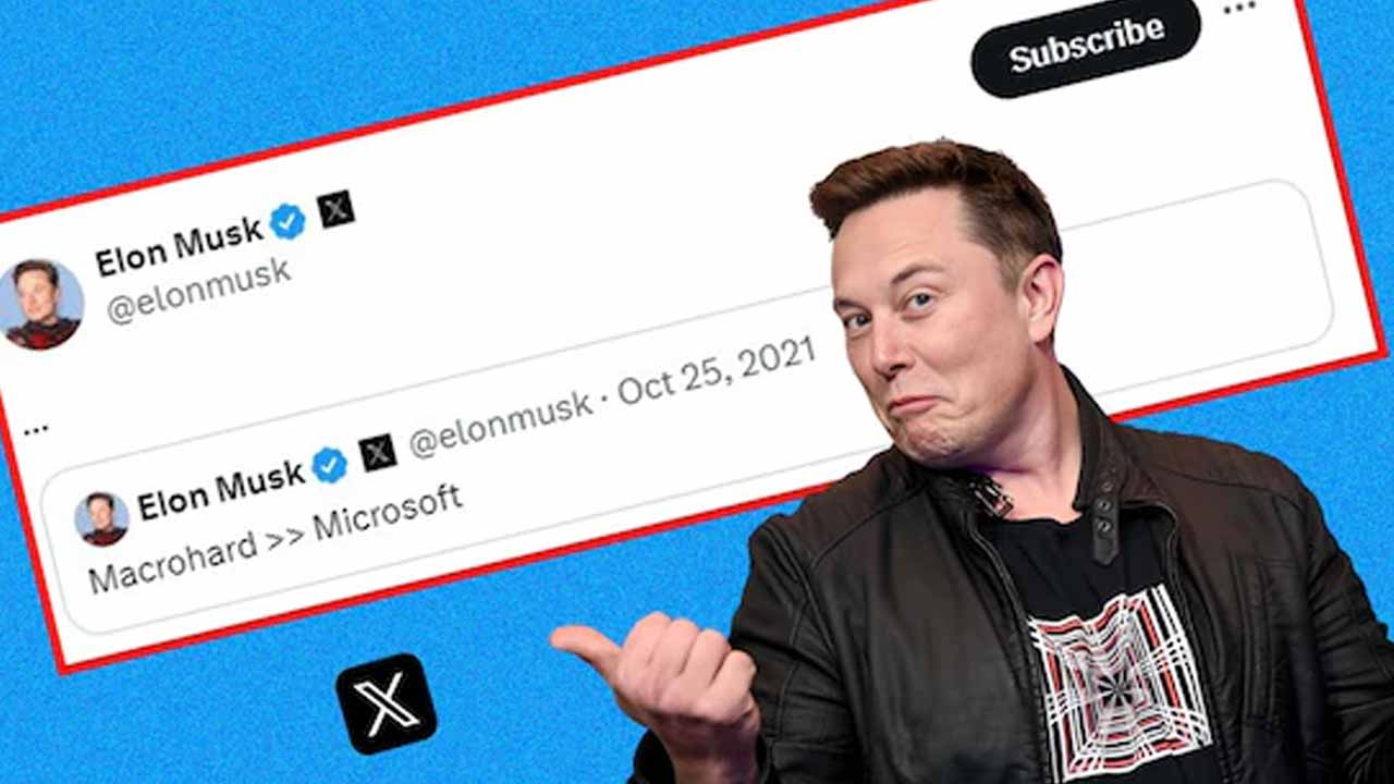 Elon Musk: మైక్రోసాఫ్ట్ కాదు.. మాక్రోహార్డ్: సెటైర్ వేసిన ఎలన్ మస్క్