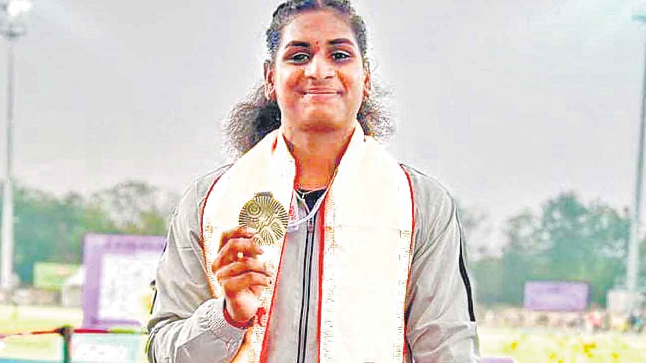 Nandini Agasara | జాతీయ సీనియర్‌ అథ్లెటిక్స్‌ టోర్నీ.. అగసర నందినికి స్వర్ణం