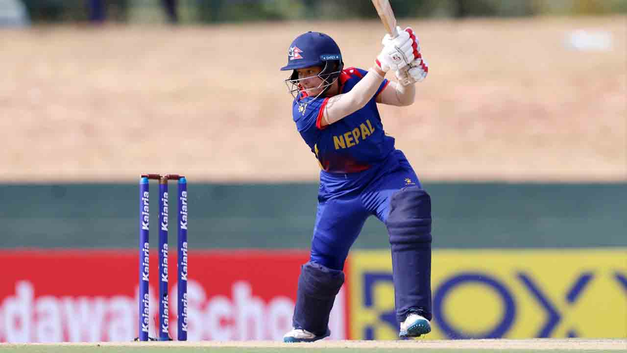 NPLW vs UAEW | అర్ధ శ‌త‌కంతో చెల‌రేగిన సంజ‌న.. ఆసియా క‌ప్‌లో నేపాల్ బోణీ