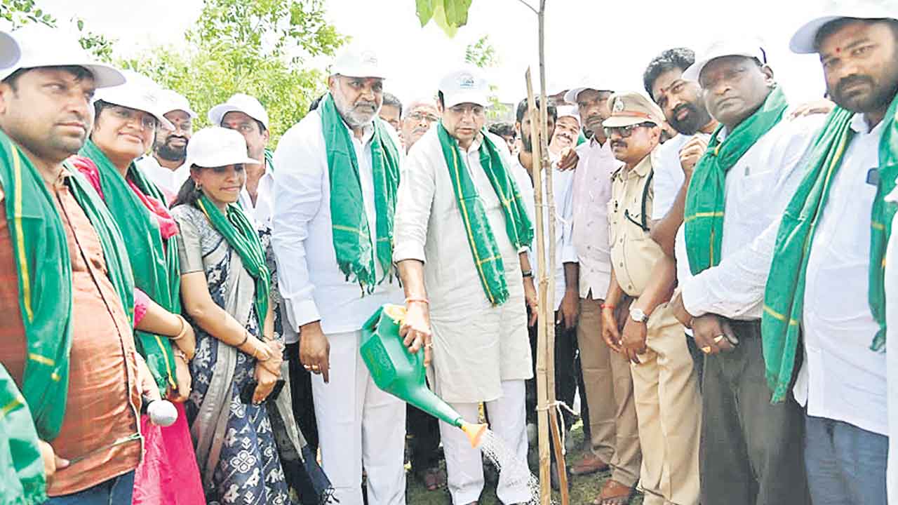 నాటిన ప్రతి మొక్కనూ రక్షించాలి