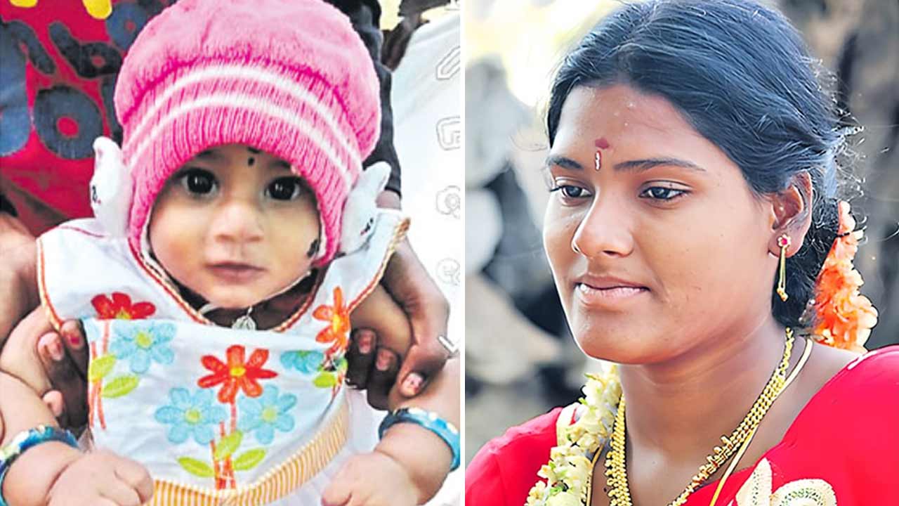 భర్త కోసం వెయిట్‌ చేస్తున్న మహిళపైకి దూసుకెళ్లిన లారీ.. తల్లీకూతుళ్లు మృతి