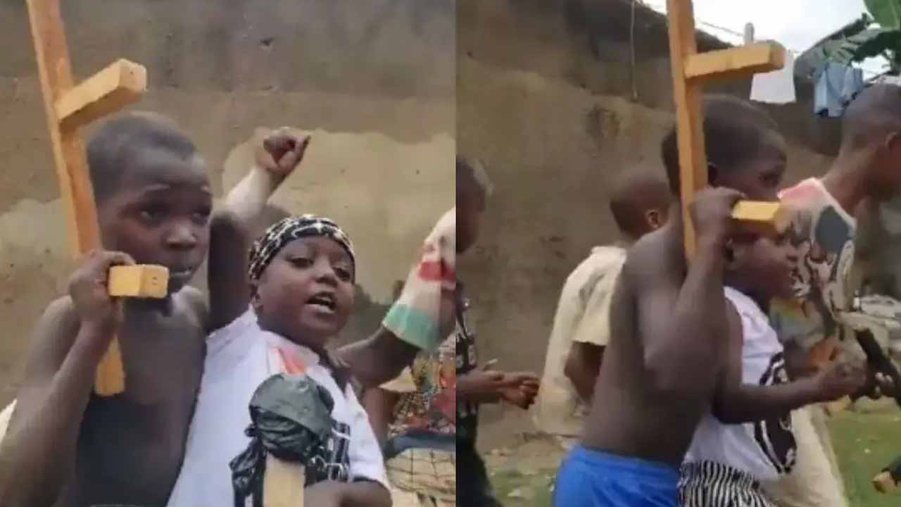 Uganda Children: ట్రంప్‌పై హ‌త్యాయ‌త్నం.. సీన్‌ను రీక్రియేట్ చేసిన ఉగాండా చిన్నారులు.. వీడియో