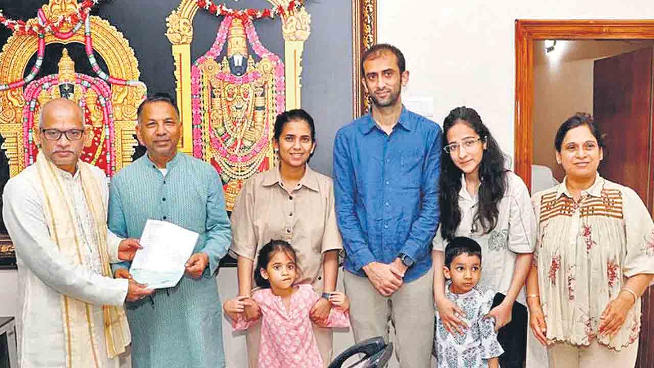 టీటీడీకి 21 కోట్ల విరాళం