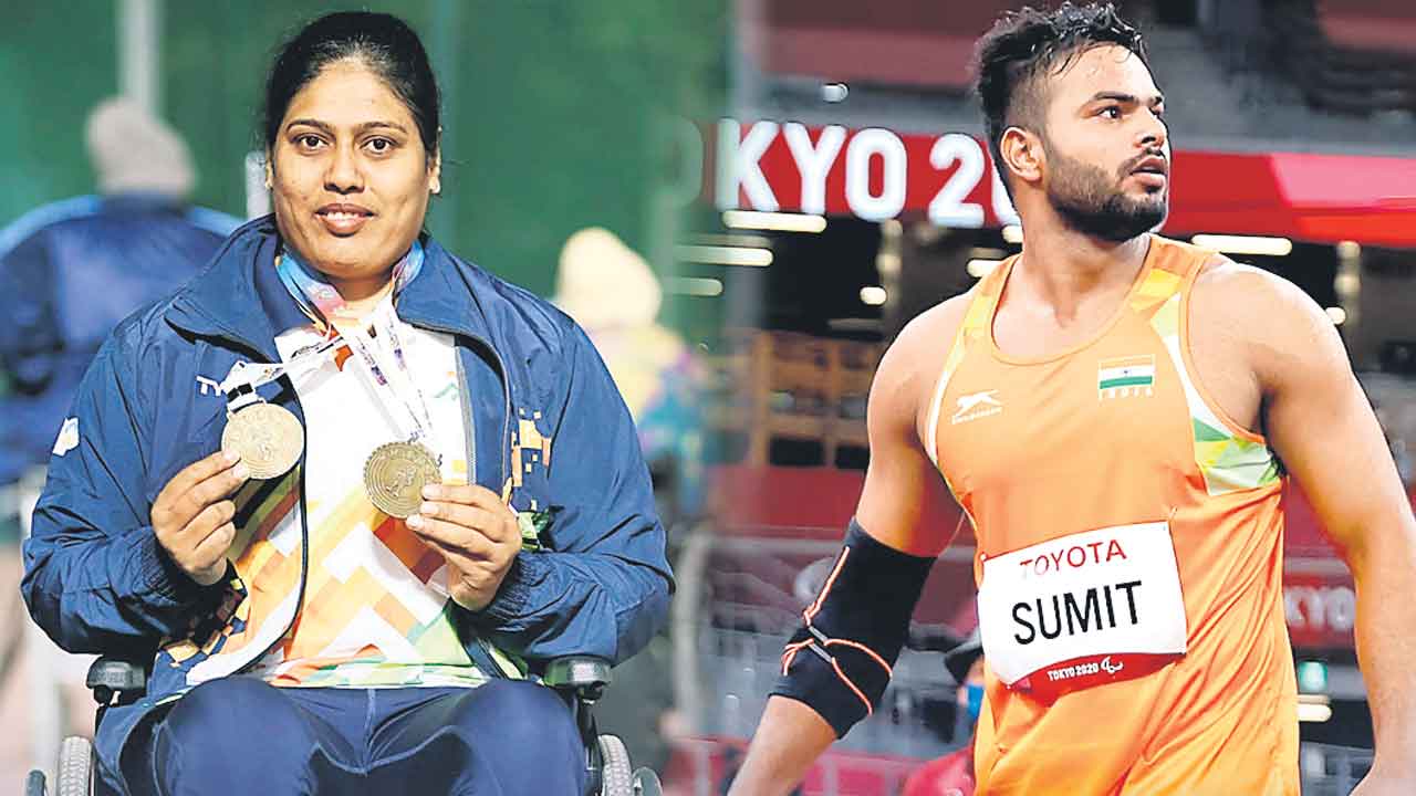 Paralympics | పారాలింపిక్స్‌లో ప్రారంభ వేడుకల్లో పతాకధారులుగా సుమిత్‌, భాగ్యశ్రీ
