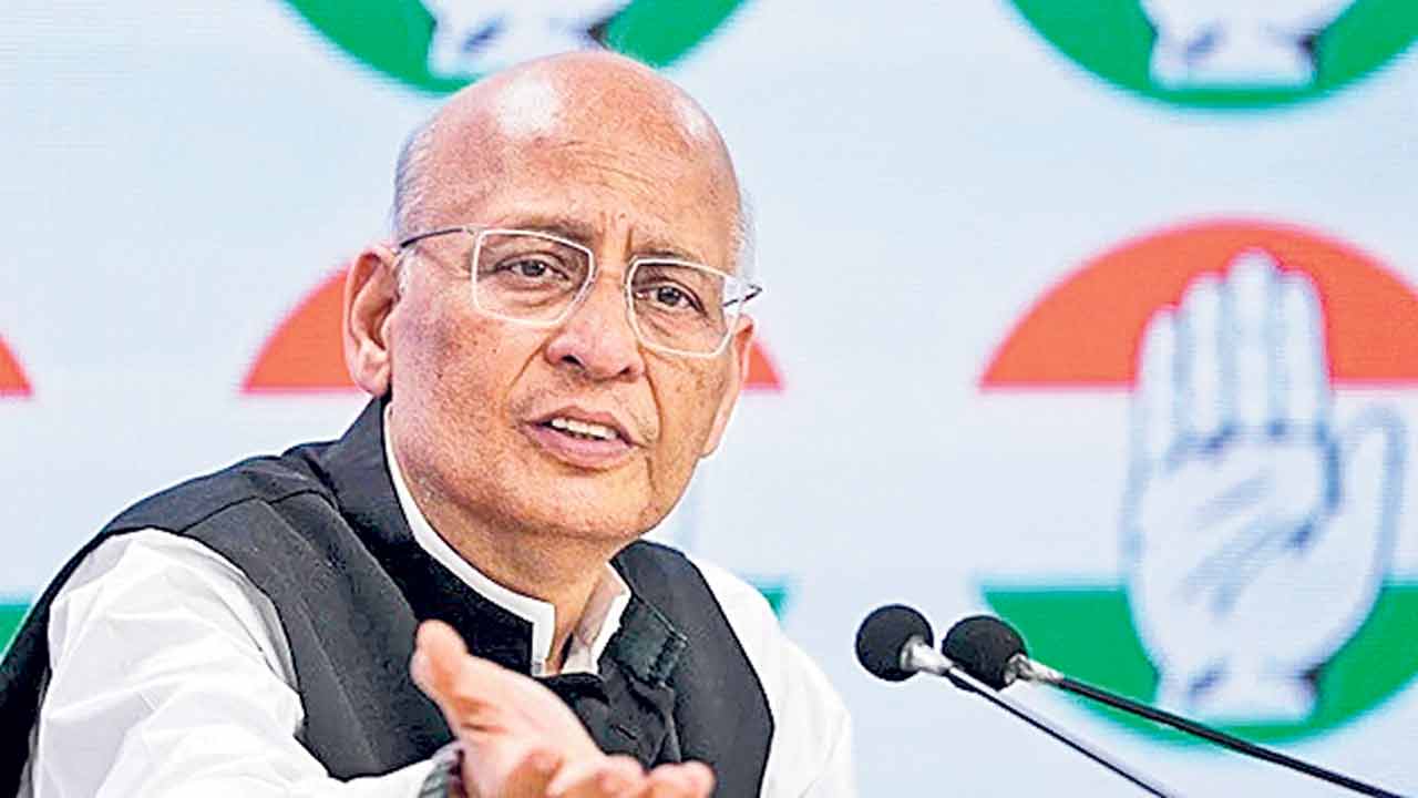 రాష్ట్రం నుంచి రాజ్యసభకు సింఘ్వి