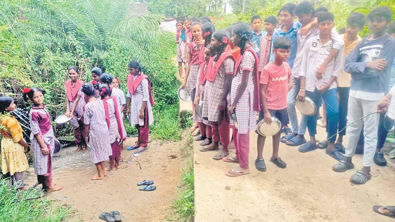 అన్నం తిందామంటే నీళ్లు లేవు