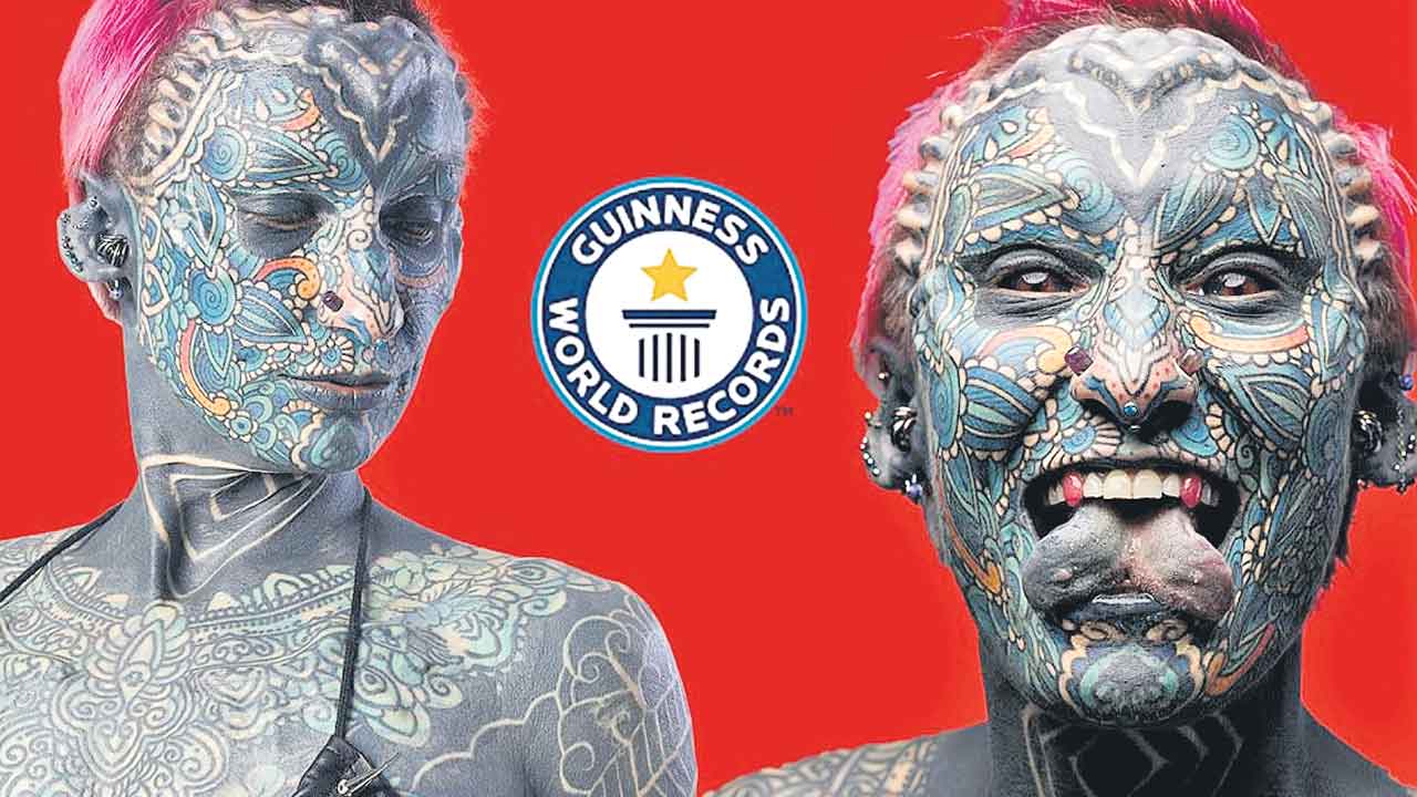 Tattoos | గిన్నిస్‌ రికార్డ్‌.. ఒళ్లంతా పచ్చబొట్లు కలిగిన వ్యక్తిగా అమెరికా మహిళ