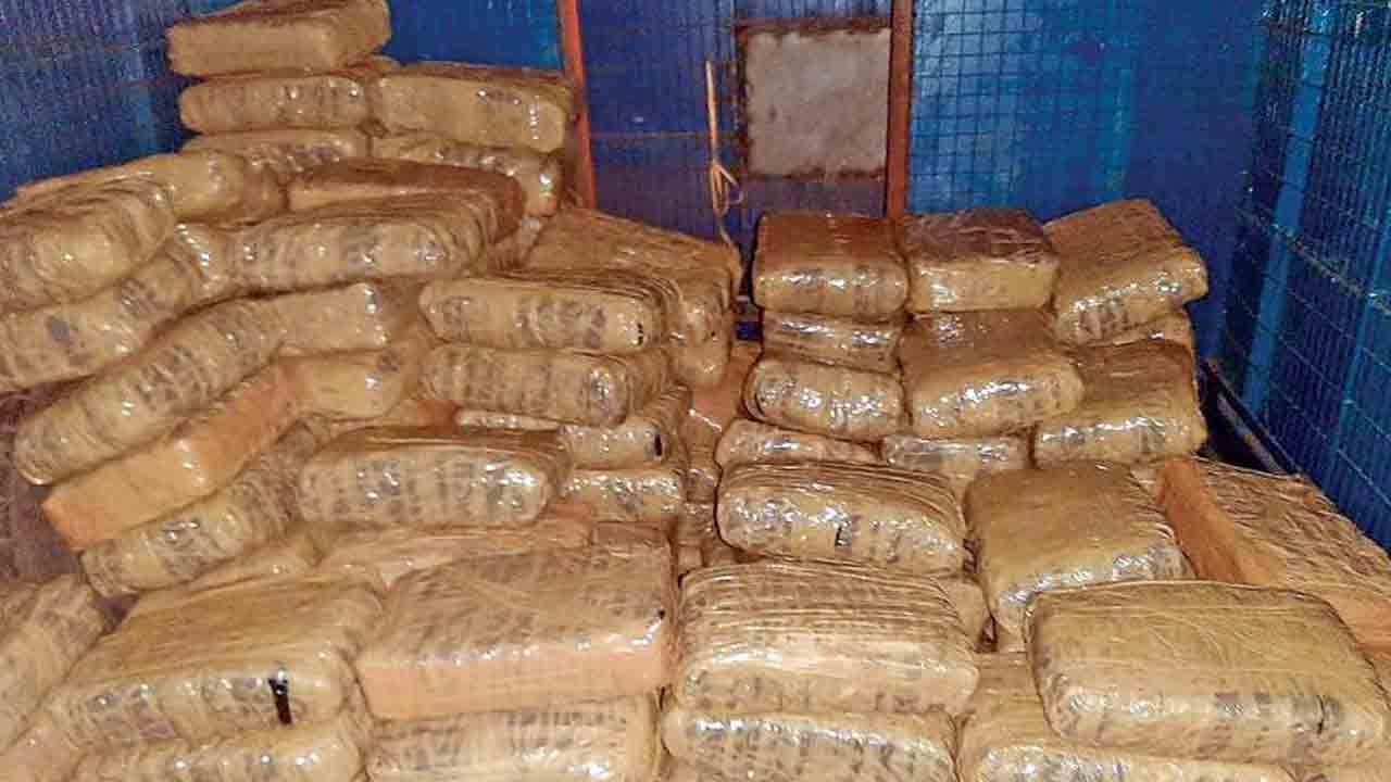 Ganja Seize | అనకాపల్లి జిల్లాలో 912 కిలోల గంజాయిని పట్టుకున్న పోలీసులు