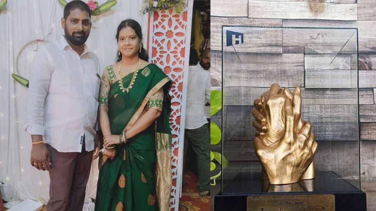 Hand Casting | ప్రాణంగా ప్రేమించిన భార్య అనారోగ్యంతో మృతి.. భర్త ఏం చేశాడో తెలుసా..?