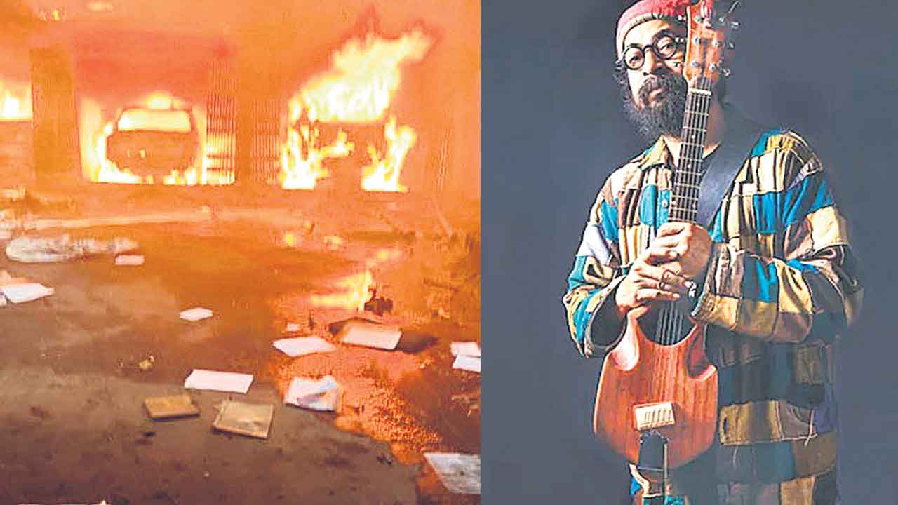Bangladesh Crisis | బంగ్లాదేశ్‌ హింసలో ఘోరాలు.. హిందూ గాయకుడి ఇంటికి నిప్పు