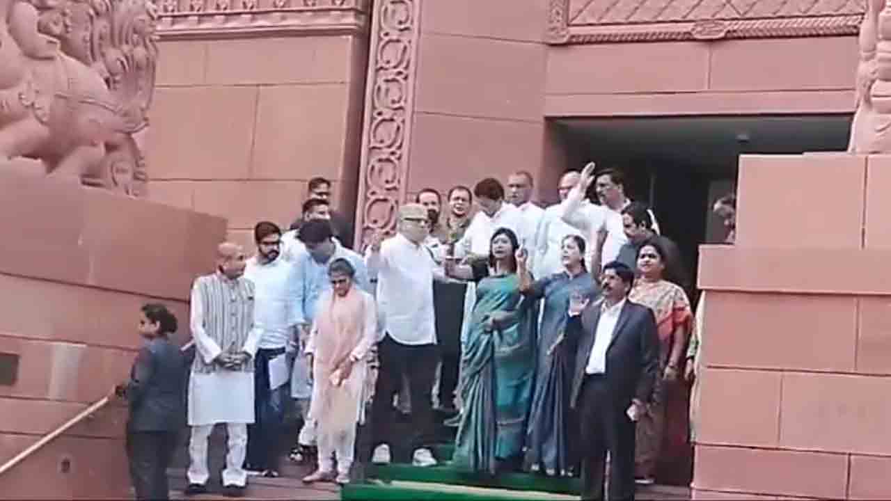 Vinesh Phogat | వినేశ్‌ ఫొగాట్‌ అనర్హతపై రాజకీయ రగడ.. రెజ్లర్‌కు న్యాయం చేయాలంటూ ఎంపీల ఆందోళన