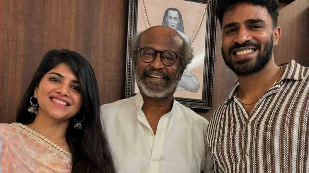 Megha Akash | రజినీకాంత్‌ను కలిసిన మేఘా ఆకాశ్-సాయి విష్ణు.. స్పెషల్ ఇదే