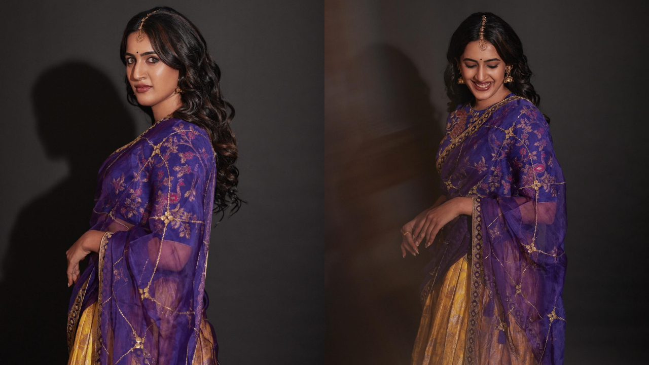 Niharika Konidela | హాఫ్ శారీలో అద‌ర‌గొట్టిన మెగా డాట‌ర్