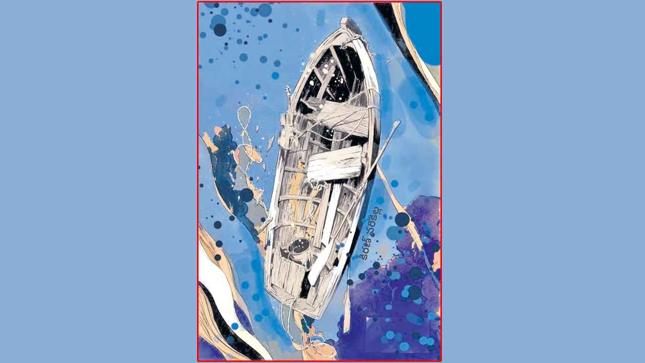 విరిగిపోయిన పడవ