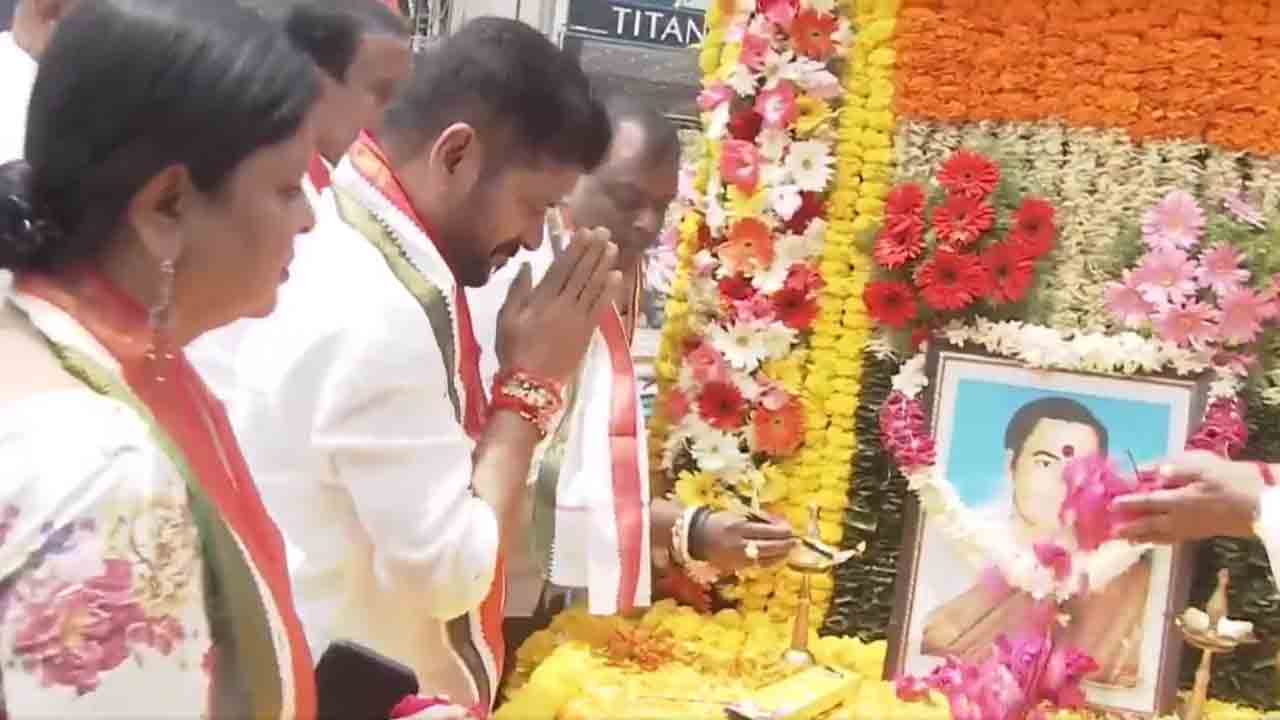 CM Revanth Reddy | రాజీవ్ గాంధీకి నివాళులు అర్పించిన సీఎం రేవంత్ రెడ్డి