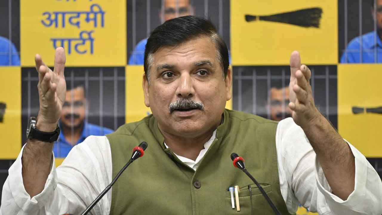 ఆప్‌ ఎంపీ సంజయ్‌ను అరెస్టు చేయండి!