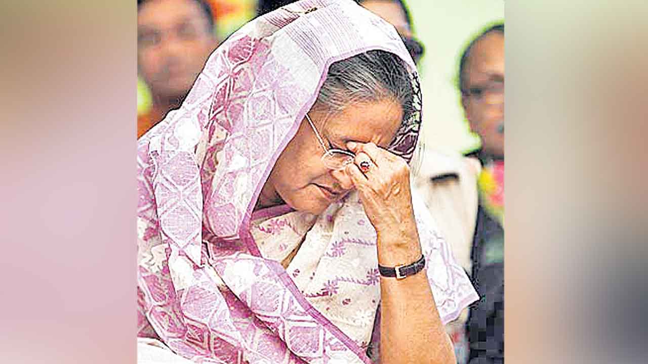 Sheikh Hasina | నిరసనల పేరుతో విధ్వంసం.. ప్రజలే న్యాయం చేయాలి : షేక్‌ హసీనా