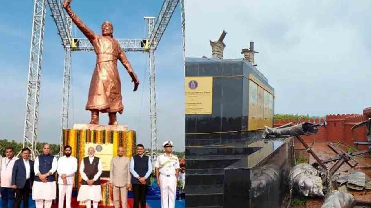 Shivaji Statue | కూలిన శివాజీ విగ్రహం.. నిర్మాణ సలహాదారు అరెస్ట్‌