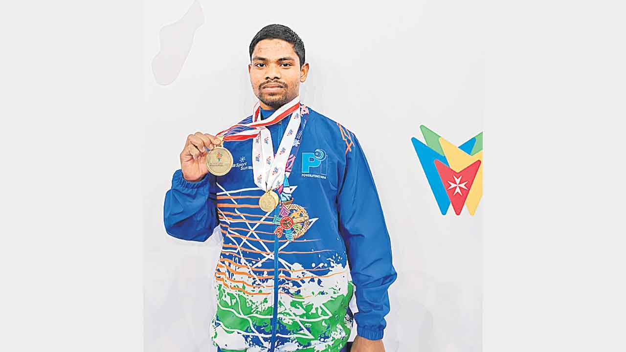 Vamsi Modem | ప్రపంచ పవర్‌లిఫ్టింగ్‌ చాంపియన్‌షిప్‌.. మోడం వంశీకి స్వర్ణం