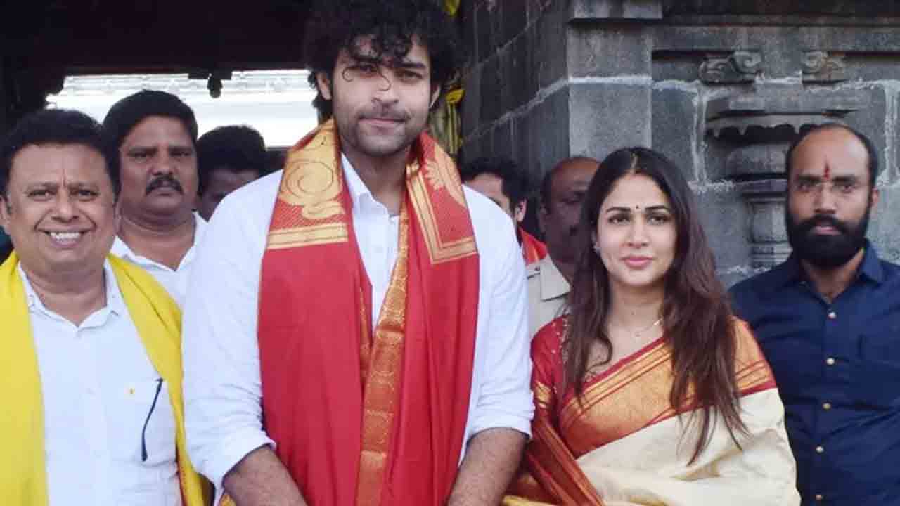 Hero Varuntej | తిరుమ‌ల శ్రీవారిని ద‌ర్శించుకున్న వ‌రుణ్‌తేజ్ దంప‌తులు