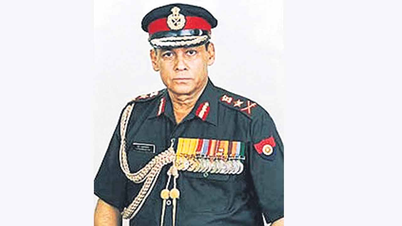 ఆర్మీ మాజీ చీఫ్‌ పద్మనాభన్‌ కన్నుమూత