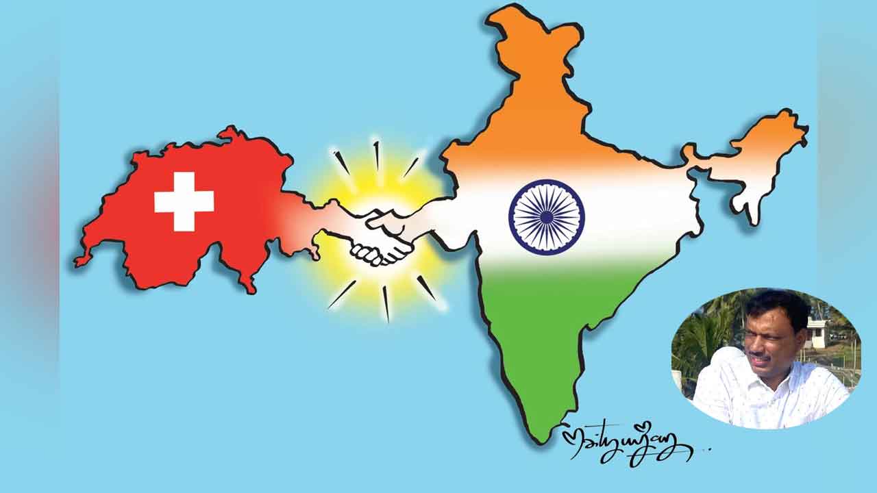 Cartoonist Mrityunjay | ‘స్విట్జర్లాండ్ ఎంబసీ’ పోటీలో నమస్తే తెలంగాణ కార్టూనిస్టుకు బహుమతి