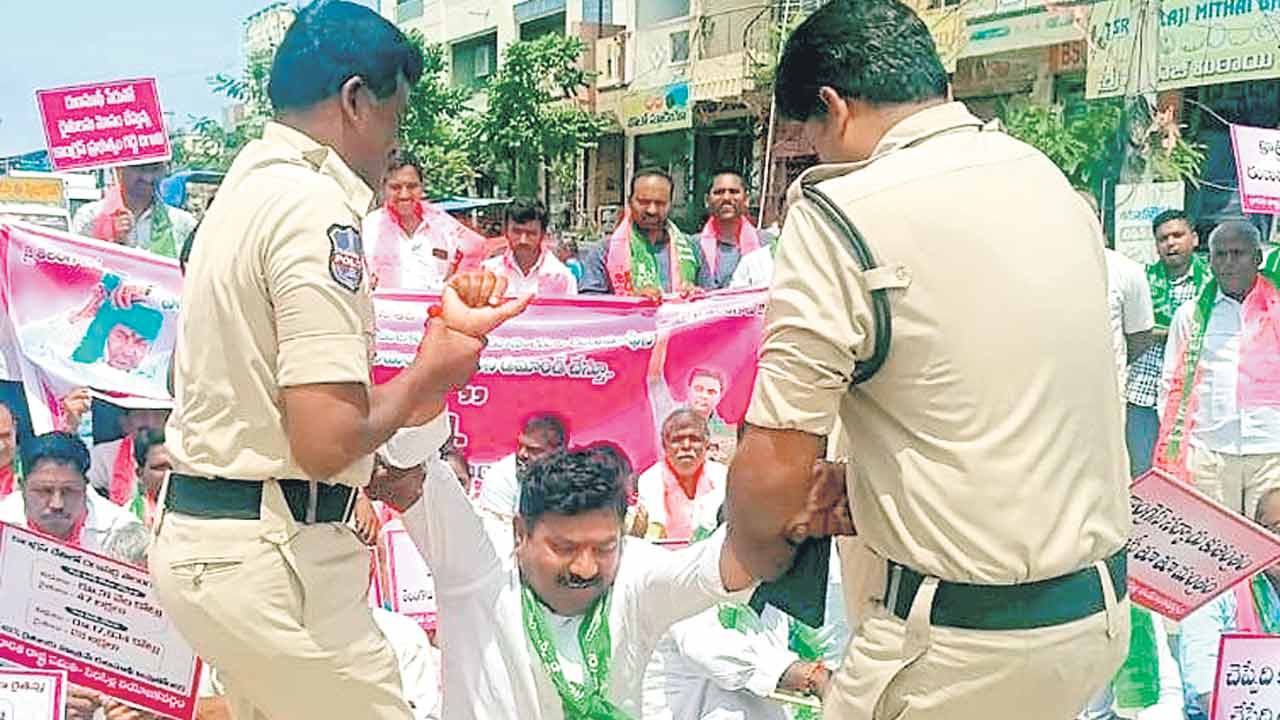 బీఆర్‌ఎస్‌ నేతలపై ఉక్కుపాదం!