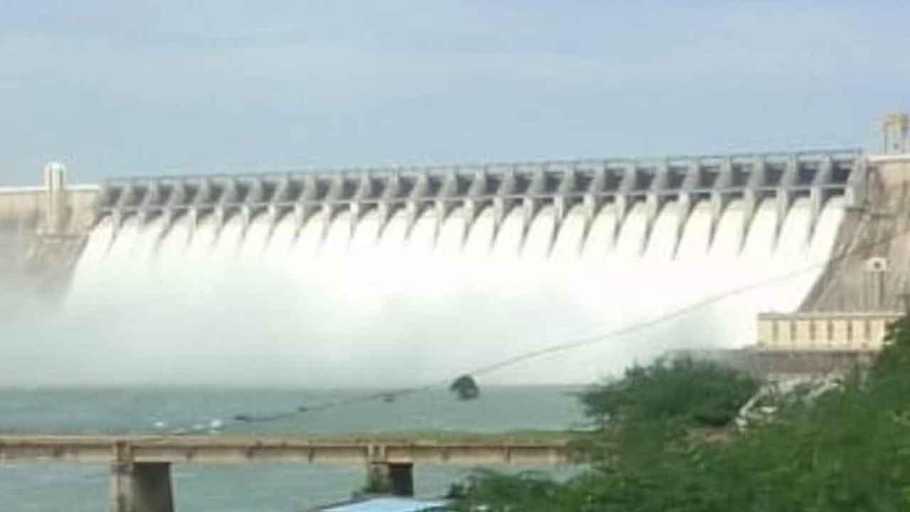Nagarjuna Sagar | నిండు కుండలా నాగార్జున సాగర్.. 26 గేట్లు ఎత్తి నీటి విడుదల