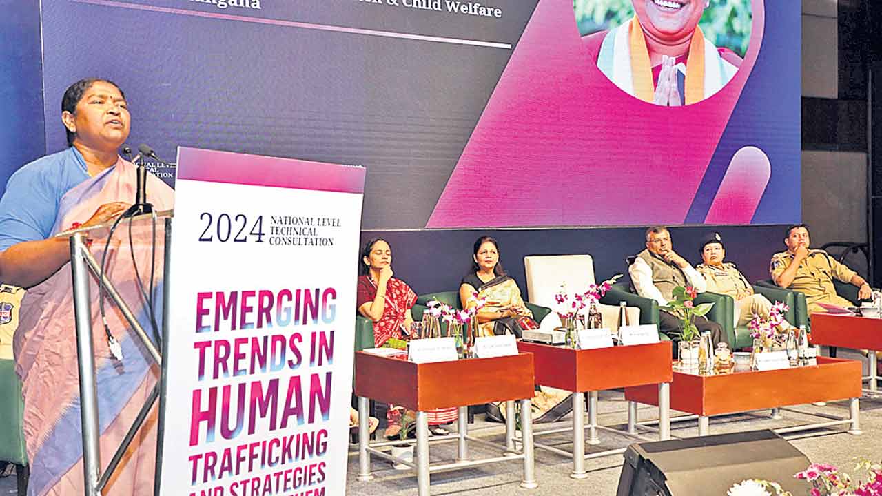 Minister Seethakka | మానవ అక్రమ రవాణా నిరోధానికి కృషి.. అక్రమార్కులను వదిలిపెట్టే ప్రసక్తే లేదు: మంత్రి సీతక్క