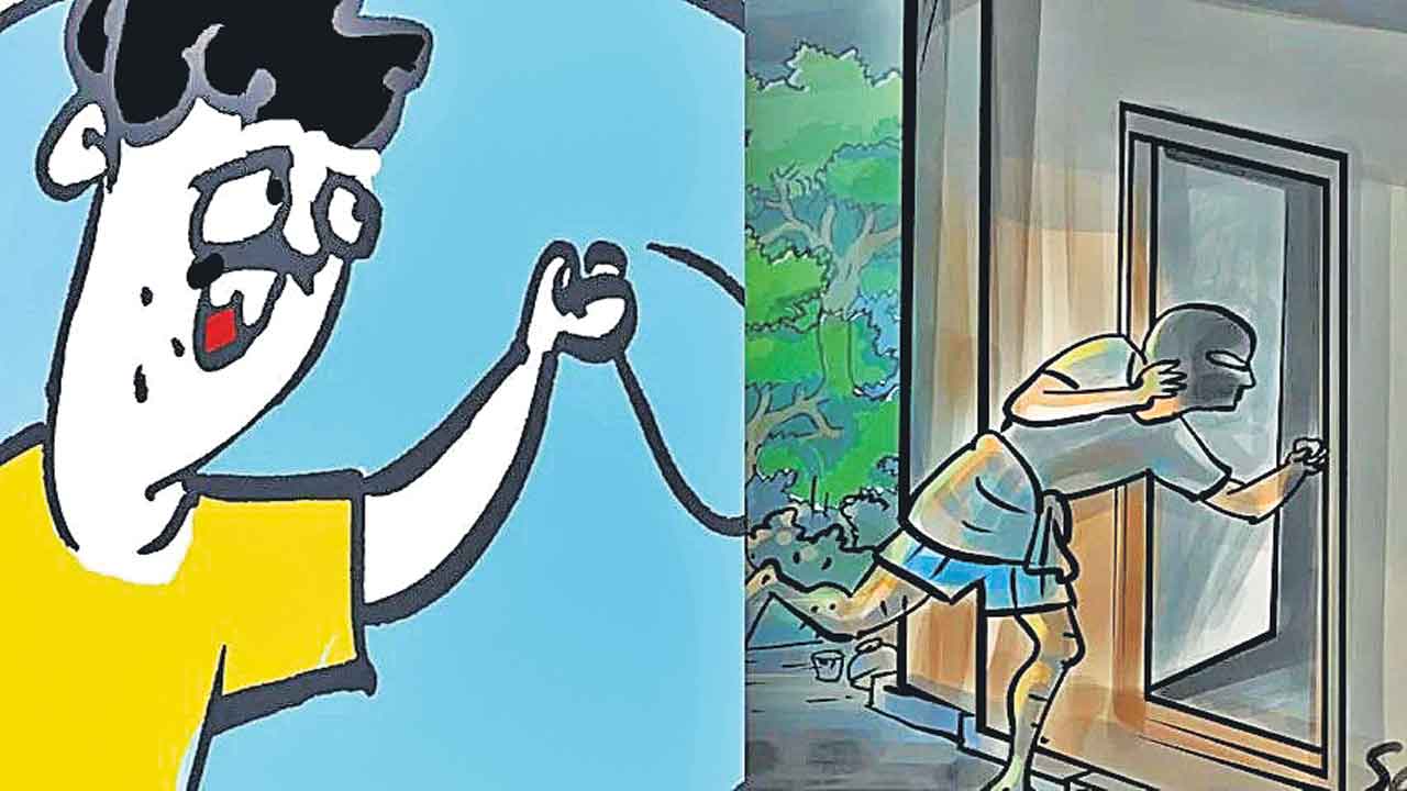 Current motor | కేశవపట్నంలో కరంటు మోటర్ సర్వీస్ వైర్ చోరీ