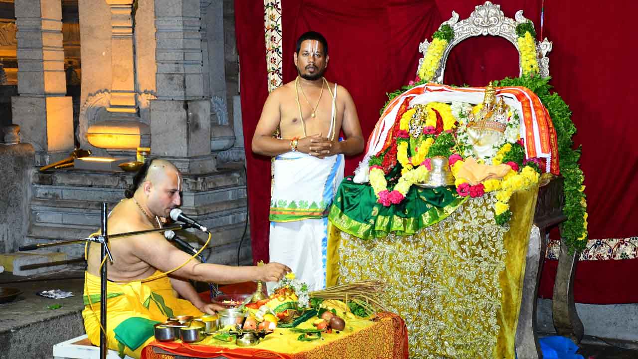 స్వయంభూ నారసింహస్వామికి నిత్యారాధనలు