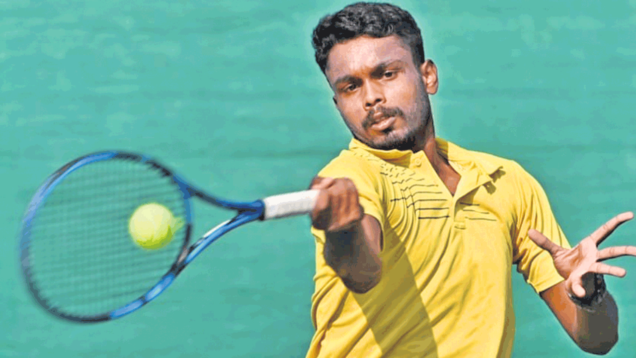 ఐటీఎఫ్‌ టెన్నిస్‌ టోర్నీ క్వార్టర్స్‌లోకార్తీక్‌ జోడీ