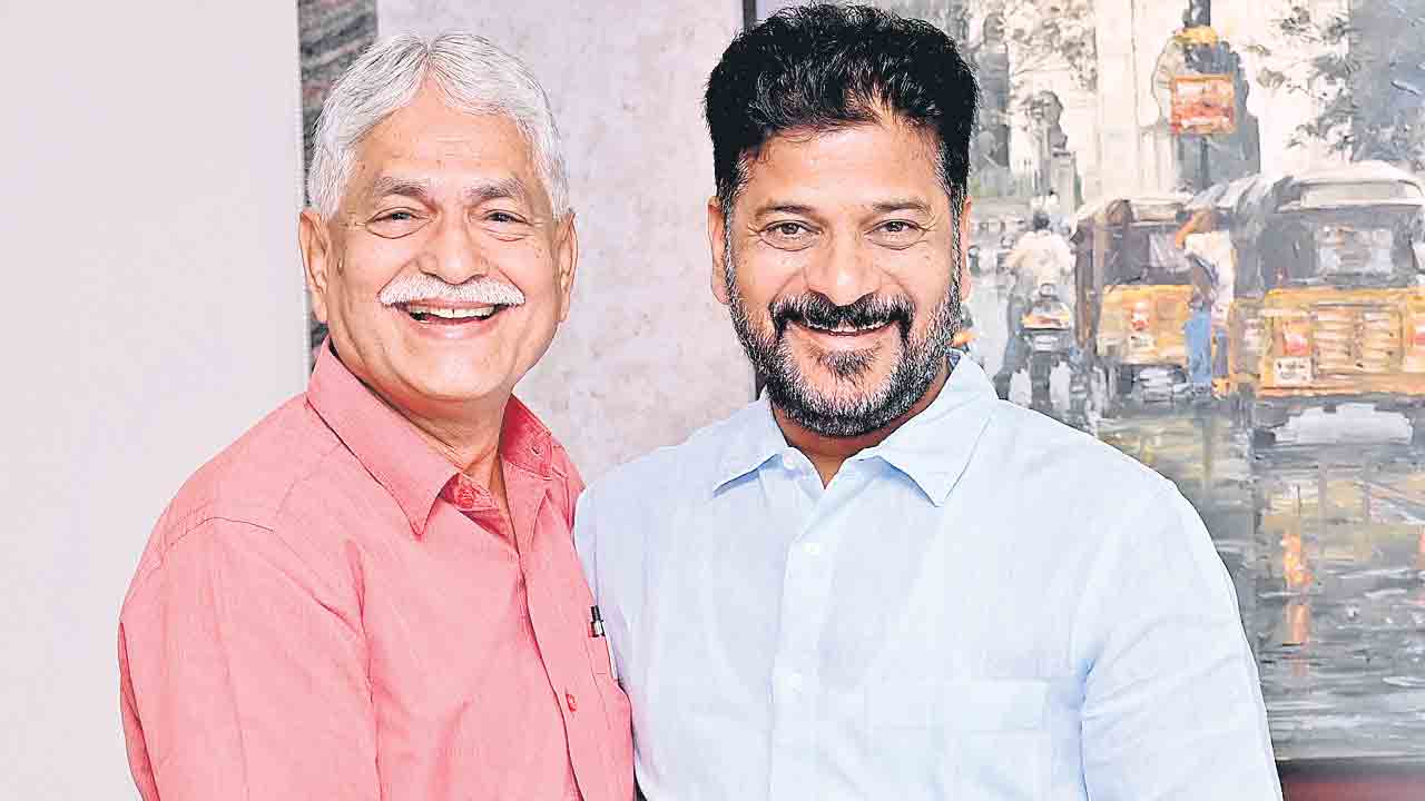 సీఎంను కలిసిన మీడియా అకాడమీ చైర్మన్‌