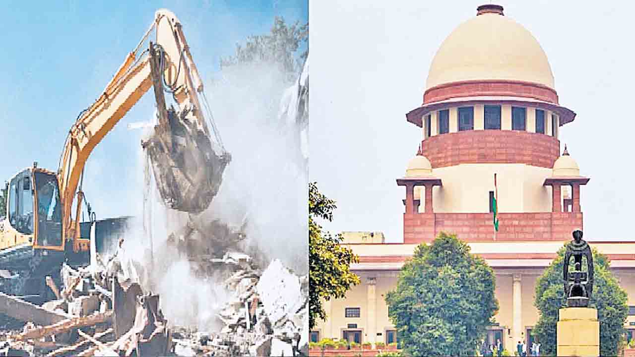 Supreme Court | అక్రమ కట్టడమైనా చట్టాన్ని పాటించాల్సిందే.. బుల్డోజర్‌ న్యాయంపై సుప్రీం ఫైర్‌