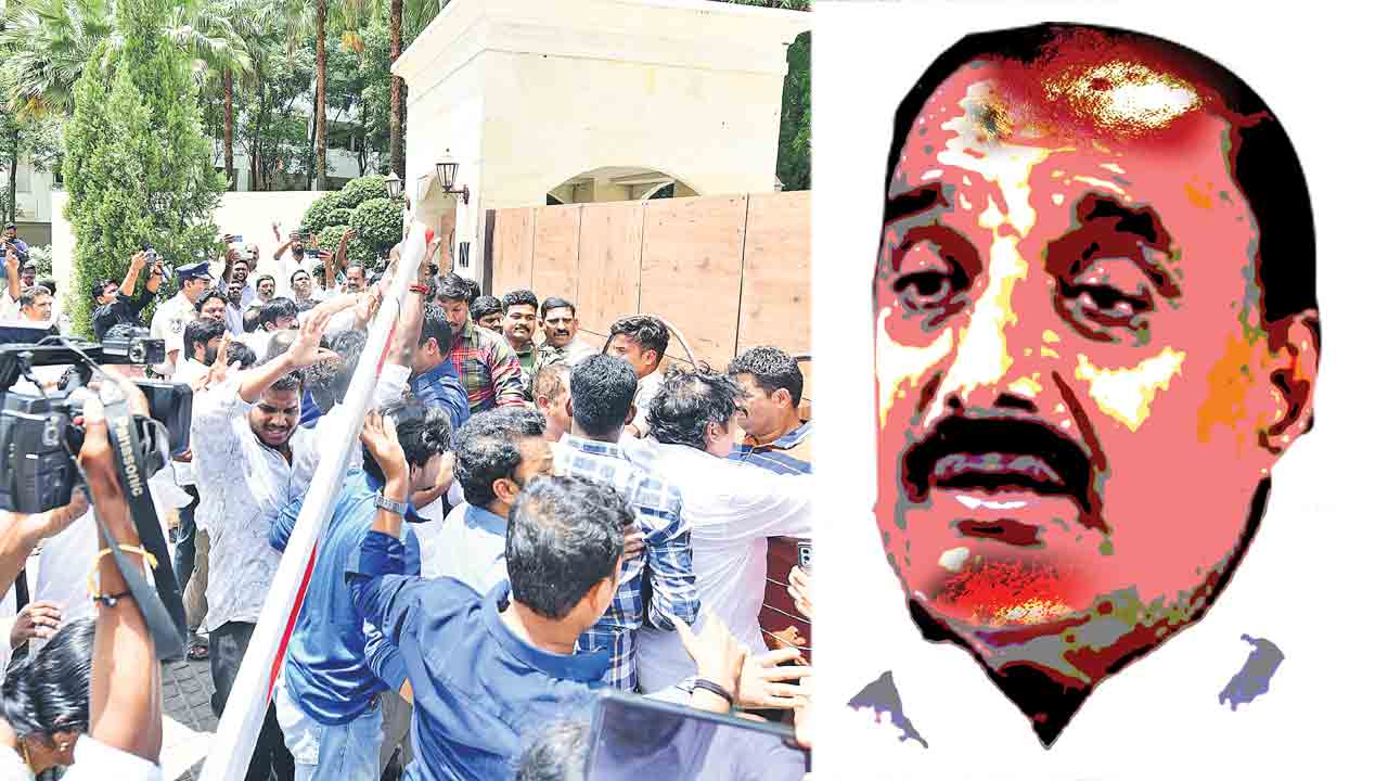 MLA Arekapudi Gandhi | గాంధీ గూండాగిరి.. రౌడీ రాజకీయాలకు అడ్డాగా హైదరాబాద్‌ ?