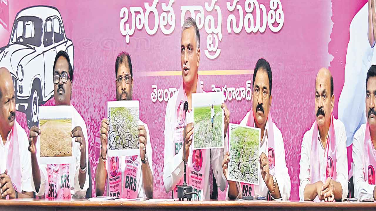 Harish Rao | నీళ్లున్నా ఎండబెట్టారు.. 22 రోజులైనా కాలువ గండిని పూడ్చలేరా?: హరీశ్‌రావు