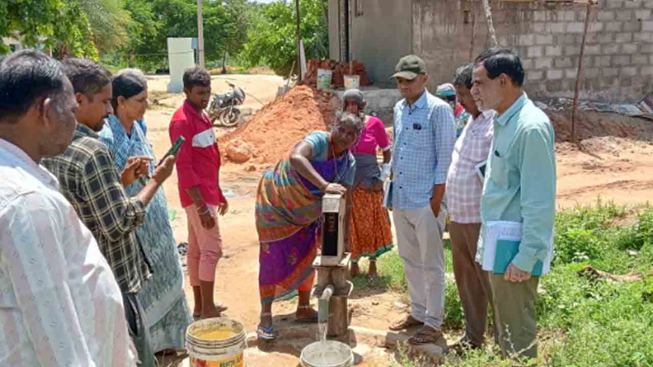 మోటర్ కాలిపోయినందునే తాగునీటి సమస్య