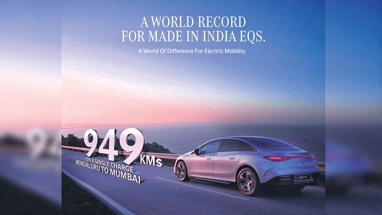 Mercedes Benz | బెంజ్‌ గిన్నిస్‌ మైలేజ్‌.. ఒక్కసారి చార్జింగ్‌ చేస్తే 949 కి.మీ ప్రయాణం