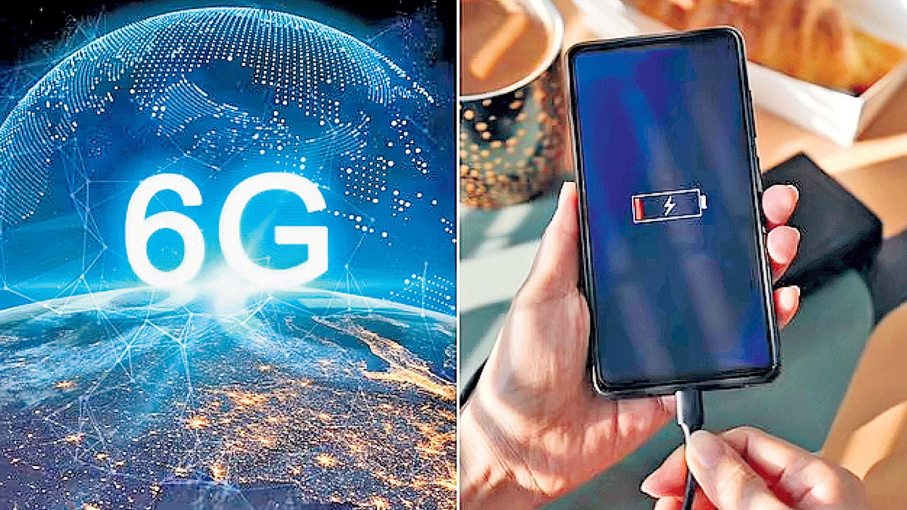 6జీతో 30 నిమిషాల్లోనే ఫోన్‌ చార్జింగ్‌ డ్రెయిన్‌