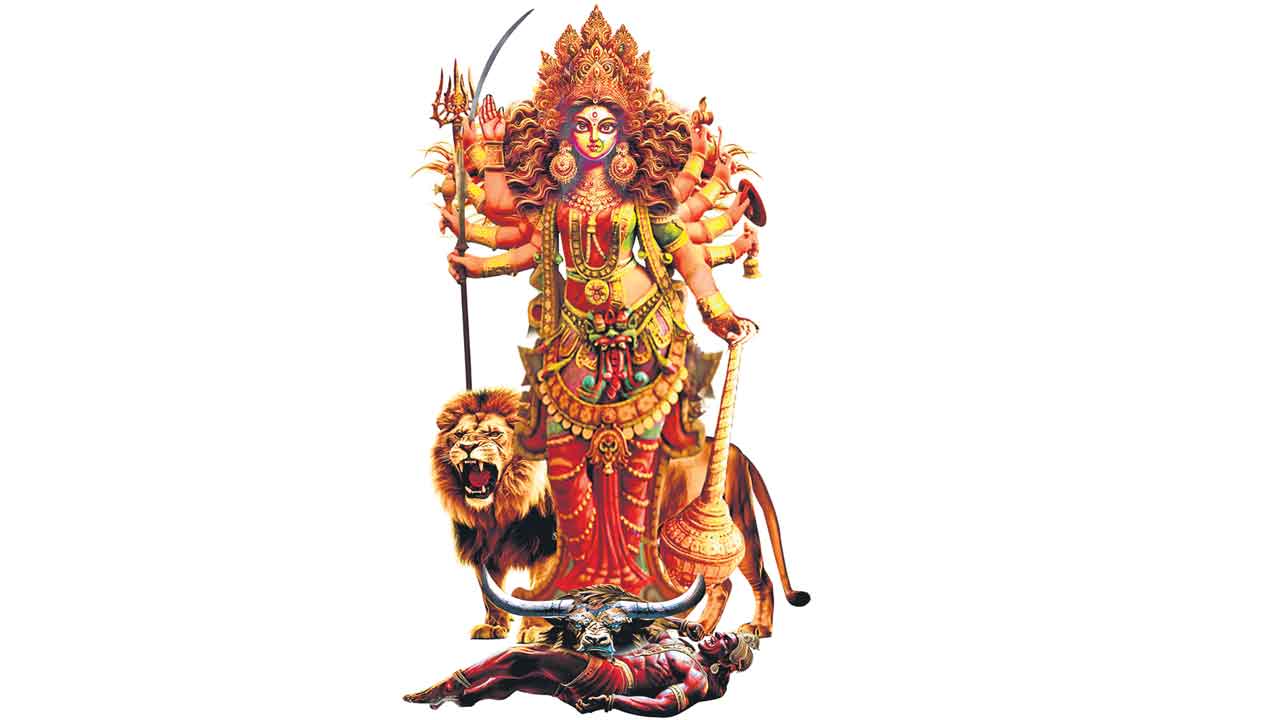 Durga Mata | 72 అడుగుల దుర్గామాత ఎకో ఫ్రెండ్లీ విగ్రహం