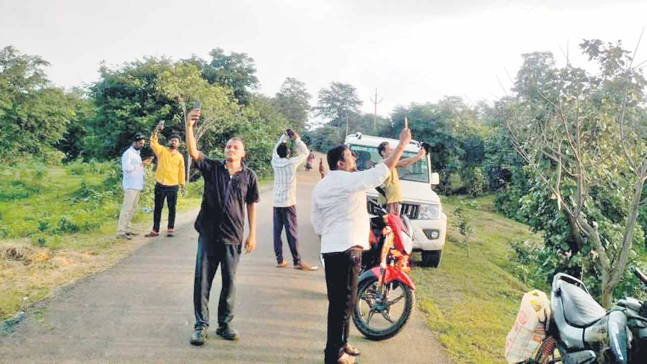 జైనూర్‌లో పటిష్ట భద్రత