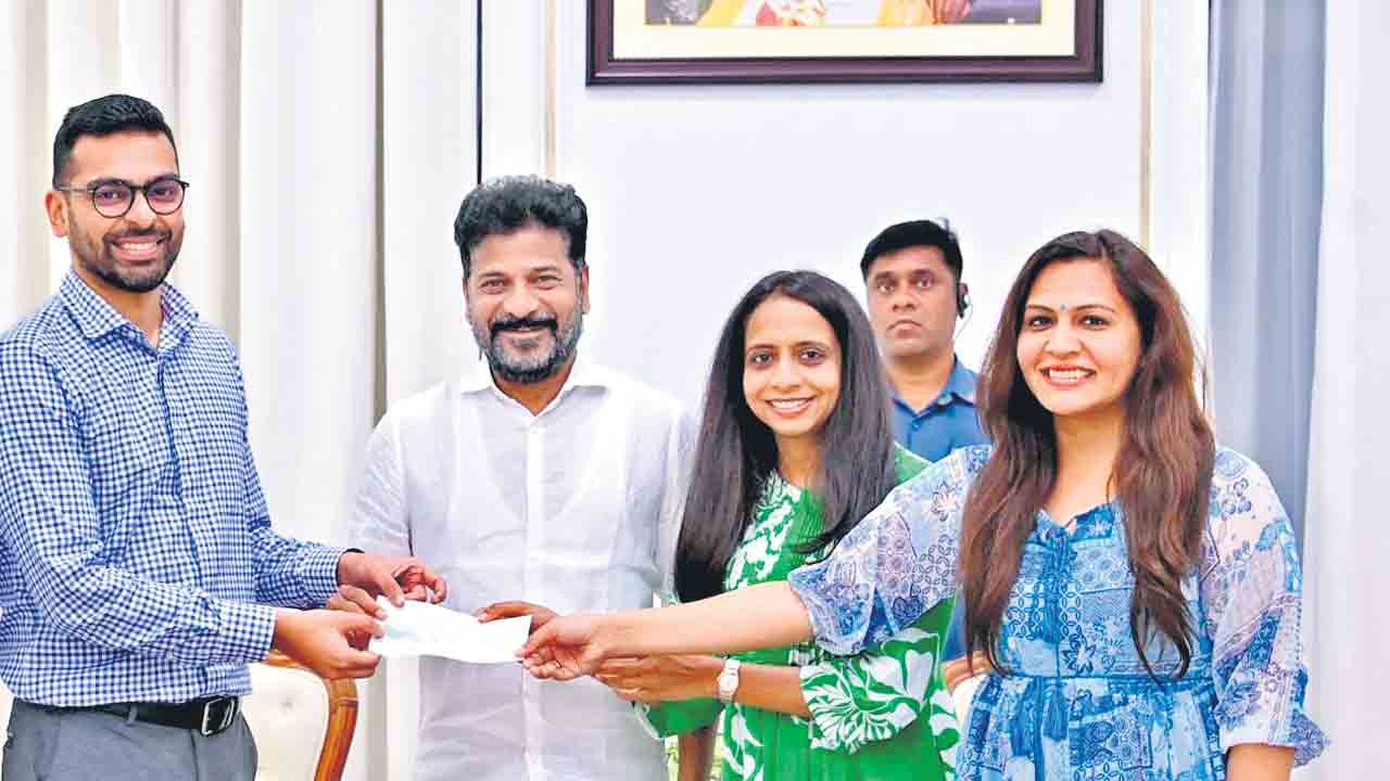 నారాయణ విద్యా సంస్థ రూ.2.5 కోట్ల విరాళం