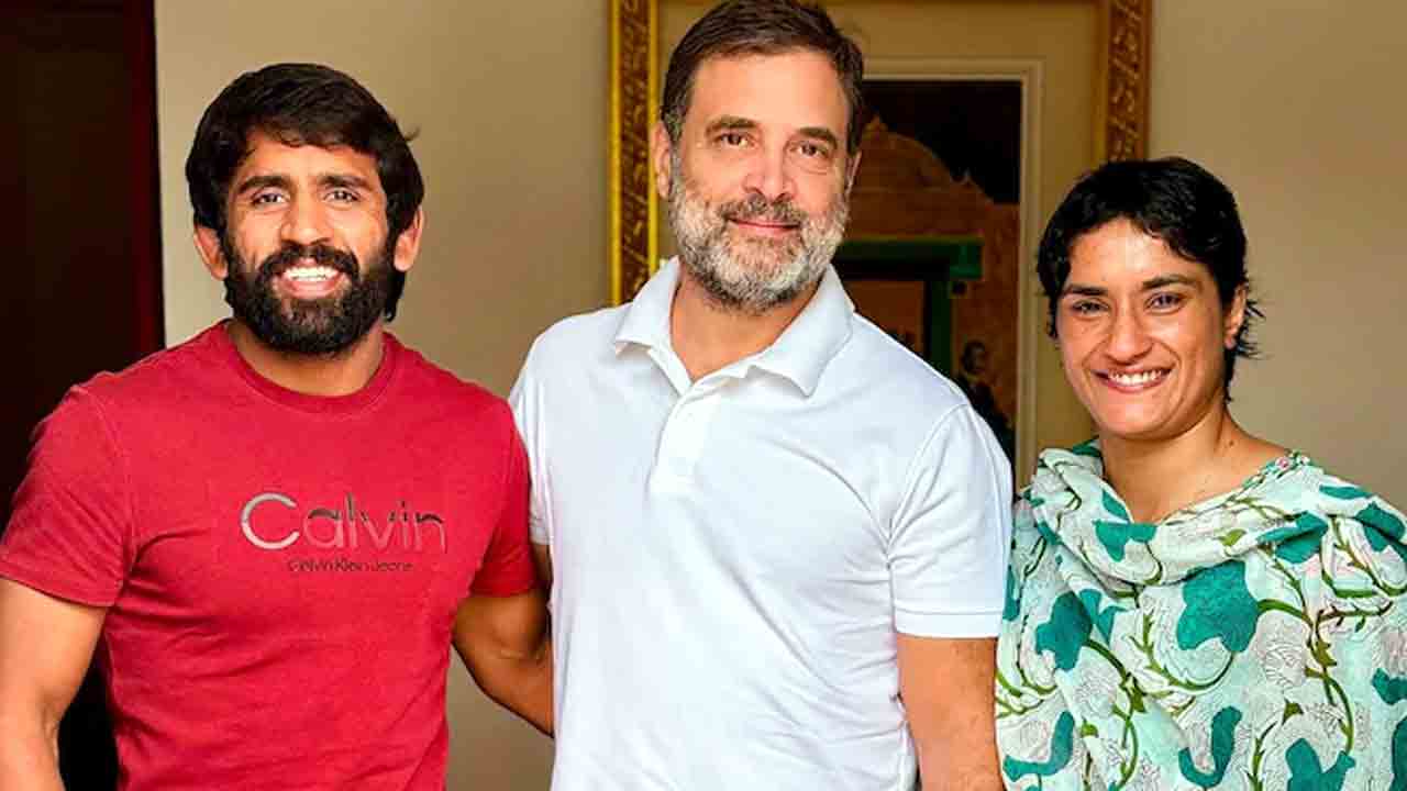 Wrestlers | నేడు కాంగ్రెస్‌లోకి వినేశ్‌ ఫోగట్‌, బజరంగ్‌ పునియా..!