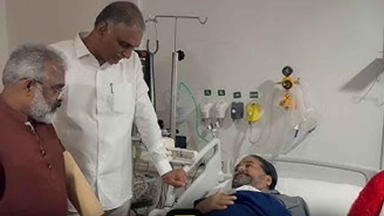 వెంకటేశ్వరరావుకు హరీశ్‌ పరామర్శ