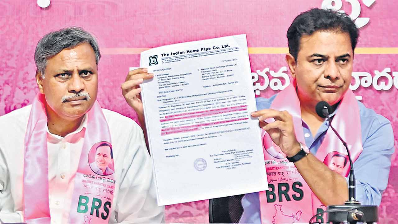 KTR | సీఎం బామ్మర్దికి అమృతం.. అర్హత లేకున్నా 8,888 కోట్ల పనులు: కేటీఆర్‌